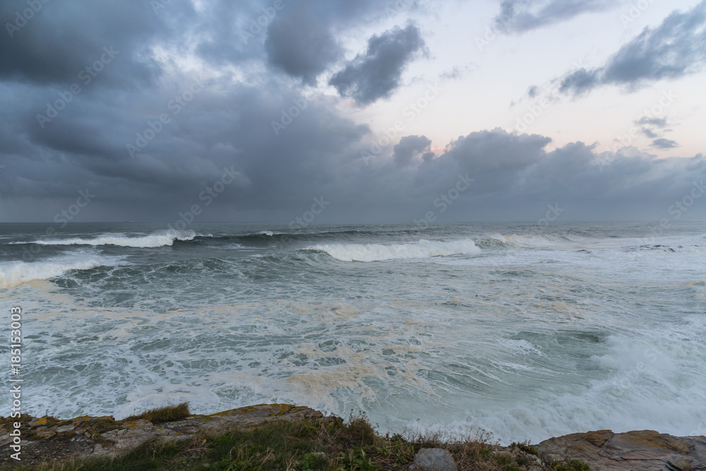 swell in the Galician coast of Ribadeo