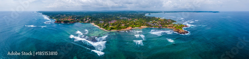 Wallpaper Mural Aerial panorama of the south coast of Sri Lanka, area near the town of Weligama Torontodigital.ca
