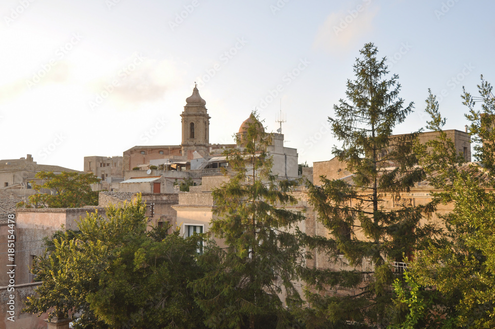 View of the city of Erice