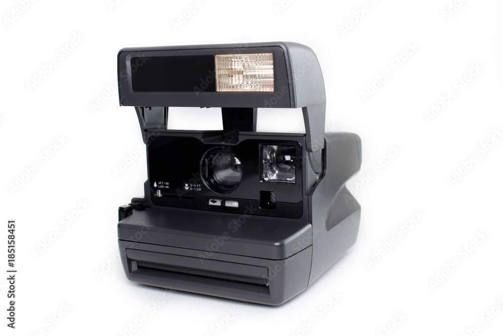 instant photo camera isolated on white background instant photo camera isolated on white background