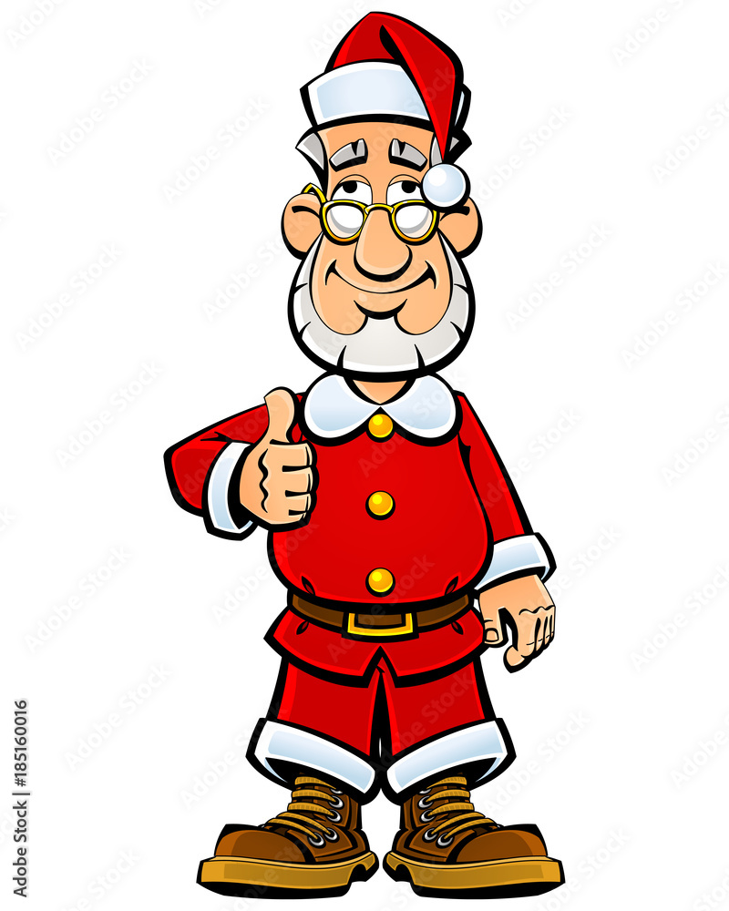 Santa Claus. Cartoon character.