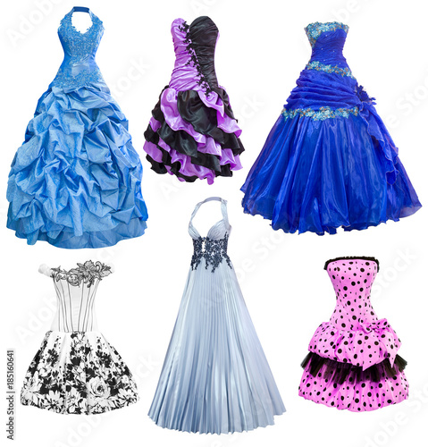 Bilde på lerret ladies evening and cocktail dresses set