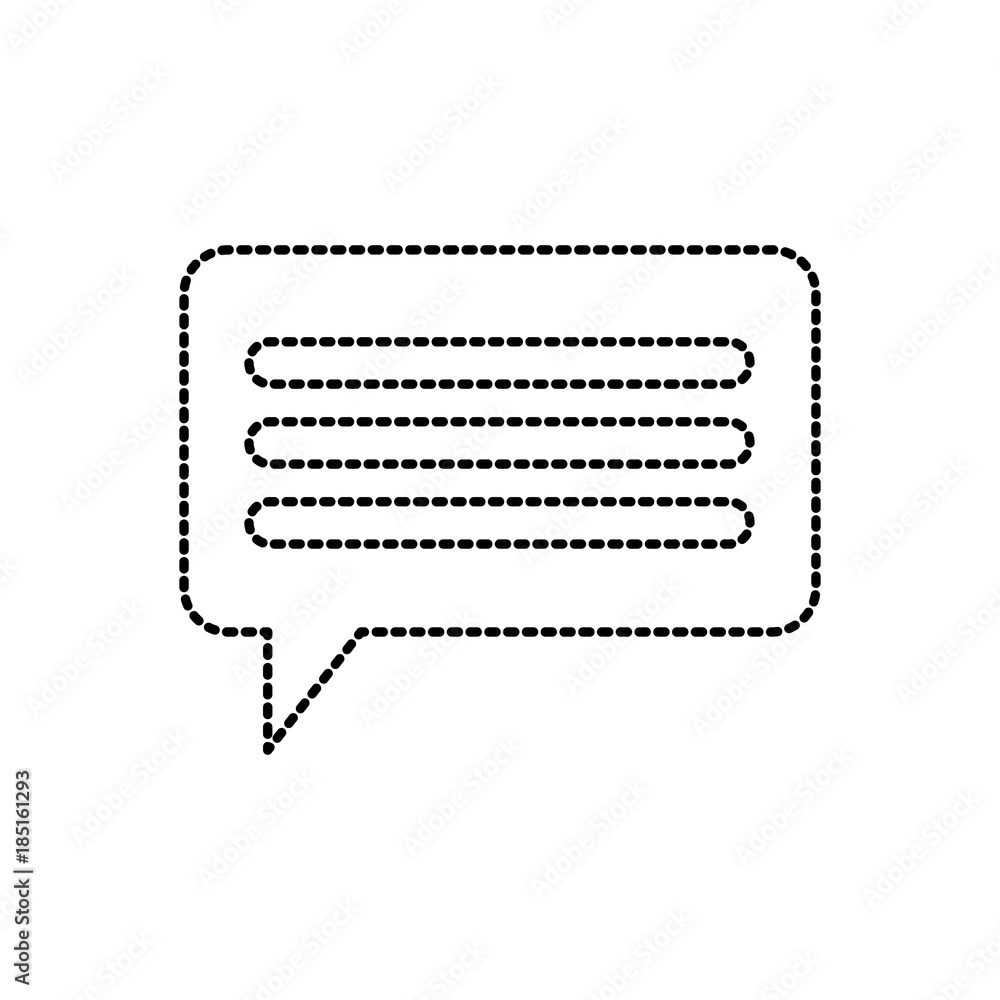 Chat bubble symbol Chat bubble symbol