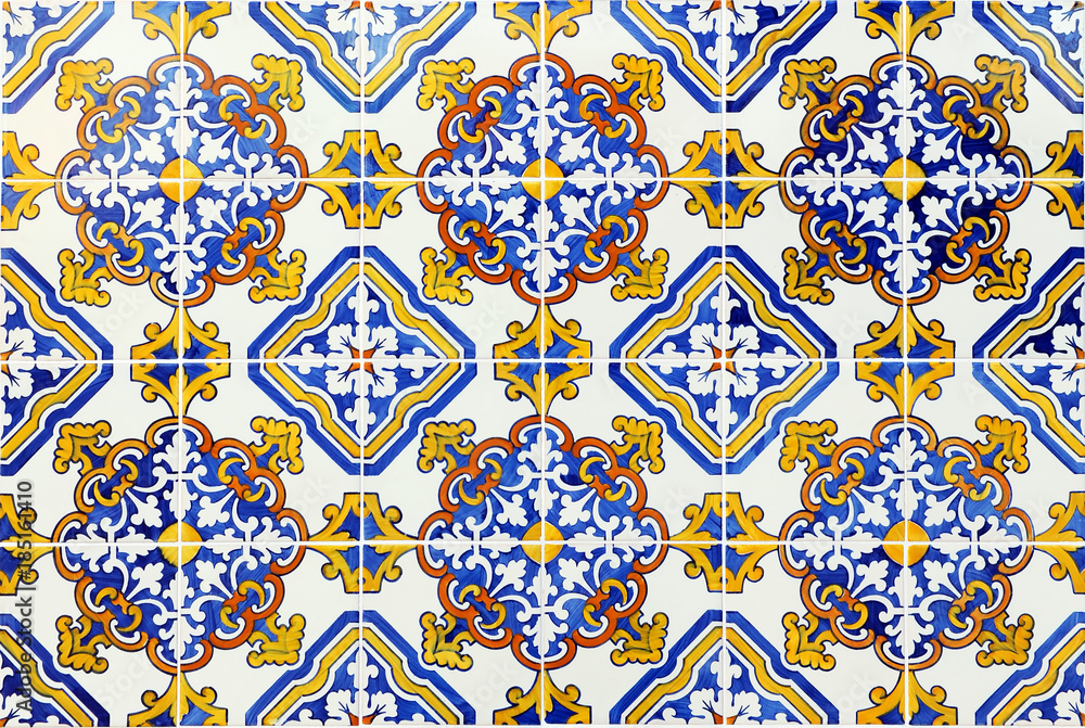 Portuguese tiles, azulejos de padrão, Faro, Portugal Portuguese tiles, azulejos de padrão, Faro, Portugal