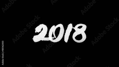 2018 Calligraphy Lettering with Alpha Channel