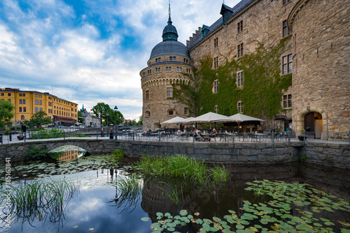 Vászonkép Old medieval castle in Orebro, Sweden, Scandinavia