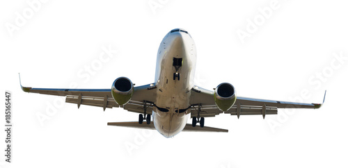 Passenger plane isolated
