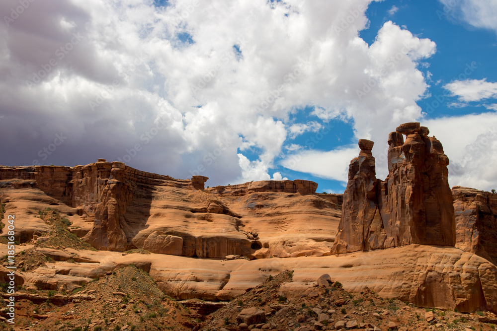 Fototapeta premium Mesa verde national park with red stones Colorado America a place to see