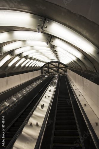 Subway escalators