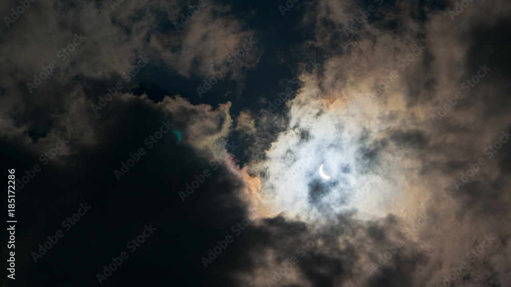 the sun being partially eclipsed the sun being partially eclipsed