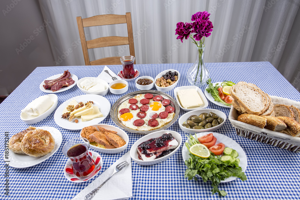 Türk Kahvaltı Sofrası