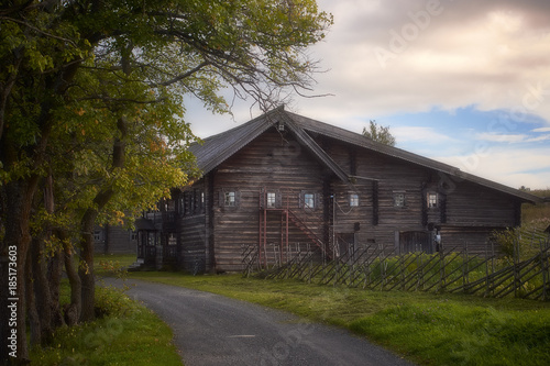 Karelian house on the island of Kizhi