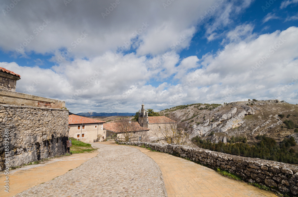 Famous sanctuary of Santa Casilda in Burgos province, Castilla y Leon, Spain.