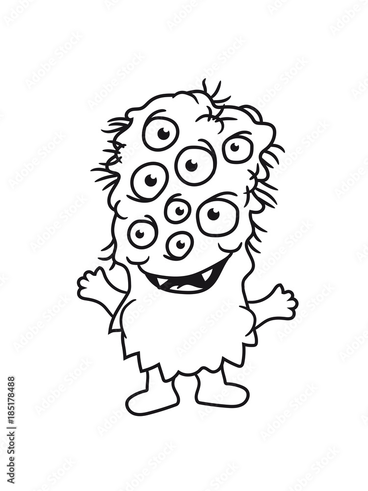 klein süß niedlich augen viele monster horror halloween comic cartoon clipart klein süß niedlich augen viele monster horror halloween comic cartoon clipart