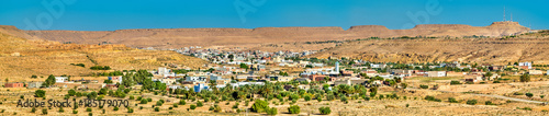 Panorama of Tataouine, a city in southern Tunisia