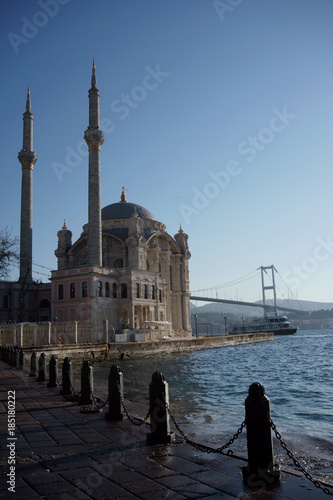 Ortakoy Mosque and Bosphorus View