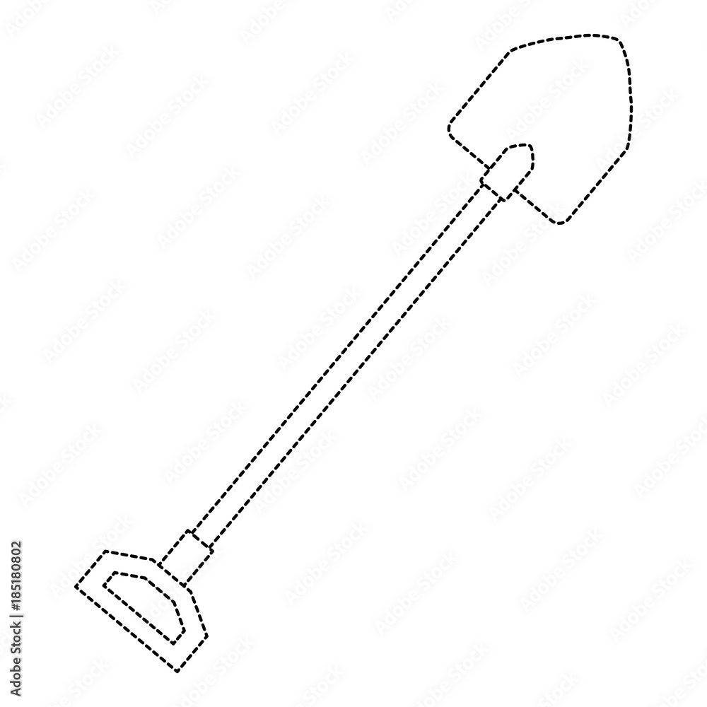 gardening shovel isolated icon vector illustration design gardening shovel isolated icon vector illustration design
