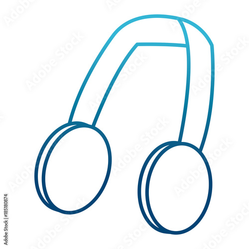 Winter earmuffs isolated
