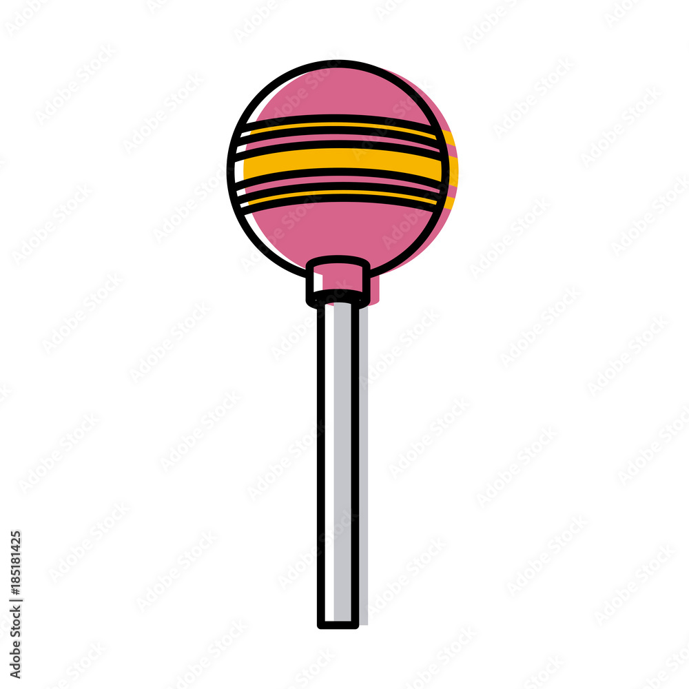Lollipop candy isolated