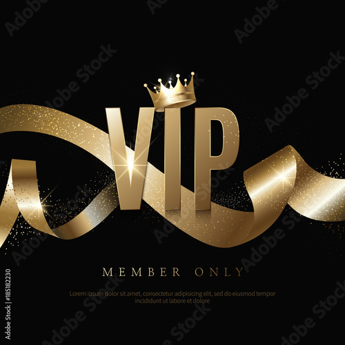 Luxury vip invitations and coupon backgrounds