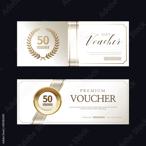 Luxury vip invitations and coupon backgrounds