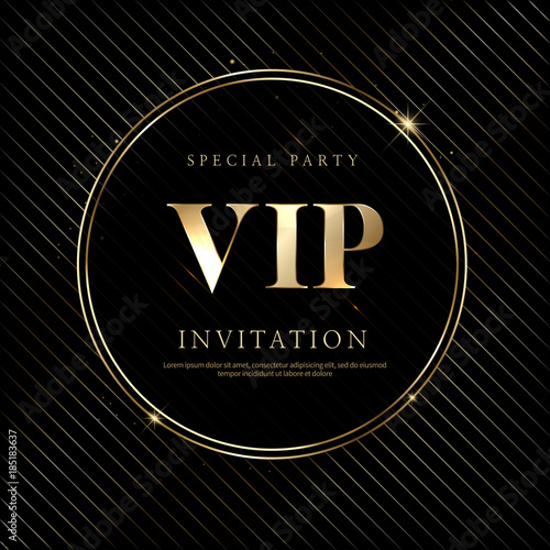 Luxury vip invitations and coupon backgrounds