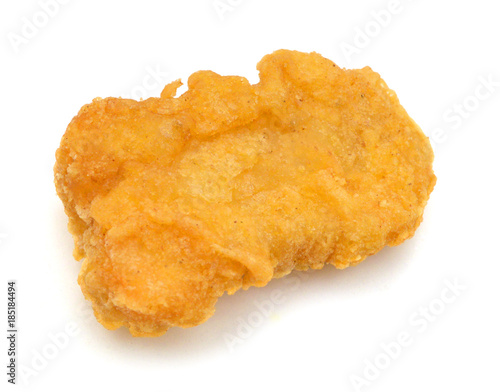 Chicken nugget isolated on white background