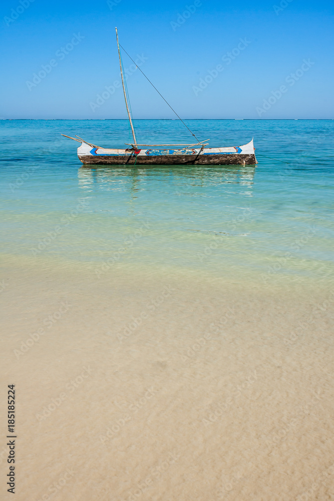 Malagasy outrigger canoe