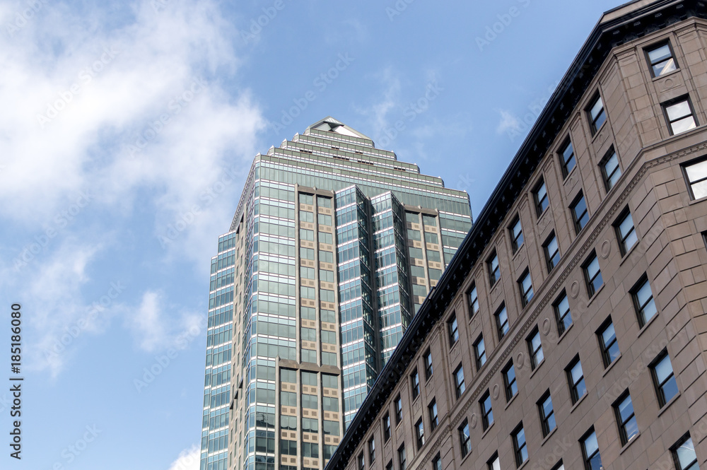 Obraz premium Skyscrapers in Montreal downtown, Canada