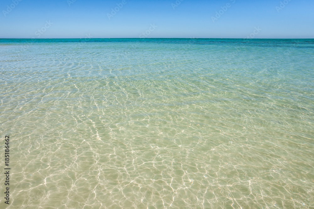 Clear waters of the lagoon