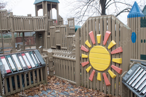 Photography Public playground at Dublin Park in the winter, Madison Alabama