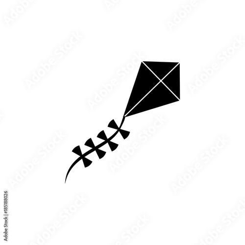 Kid kite Icon isolated on background. Modern flat pictogram, business, marketing, internet concept. Trendy Simple vector symbol for web site design or button to mobile app