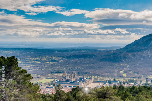 El Escorial monastery near Madrid, Spain.