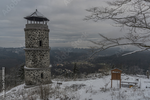 Bucina observation tower over Kyselka photo