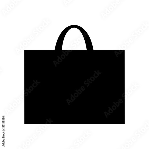 Shopping bag icon. Vector Illustration