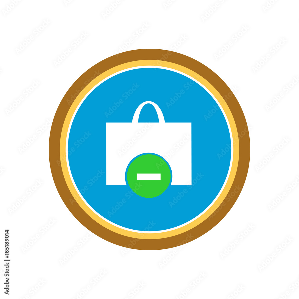 Shopping bag icon. Vector Illustration Shopping bag icon. Vector Illustration