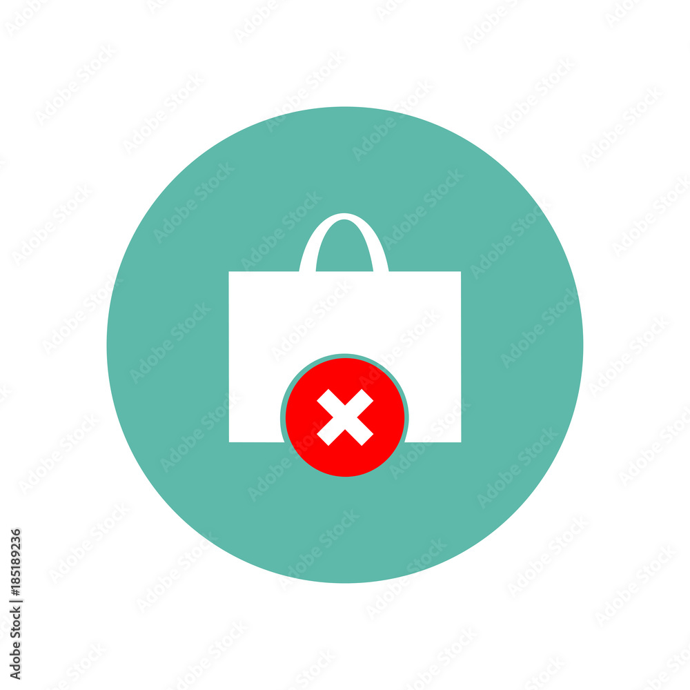 Shopping bag icon. Vector Illustration Shopping bag icon. Vector Illustration