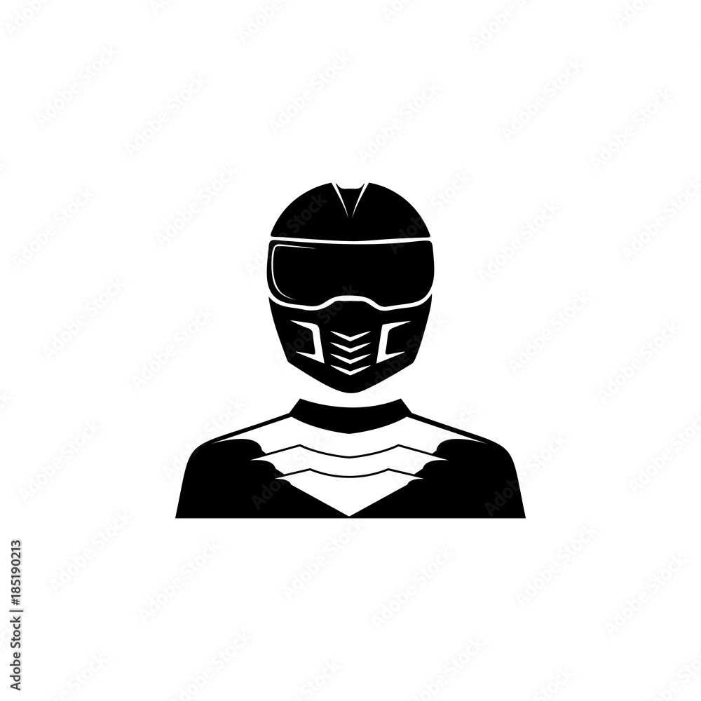 motorcyclist avatar icon. Characters of professions Icon. Premium quality graphic design. Signs, symbols collection, simple icon for websites, web design, mobile app