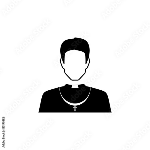 priest avatar icon. Characters of professions Icon. Premium quality graphic design. Signs, symbols collection, simple icon for websites, web design, mobile app