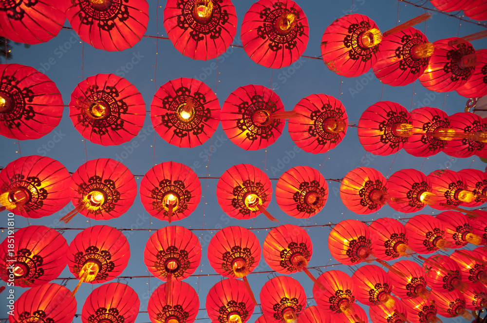 Hanging Asian Lanterns