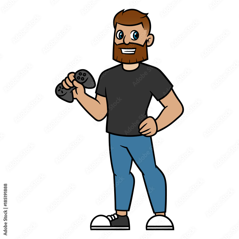 Cartoon Gamer Cartoon Gamer