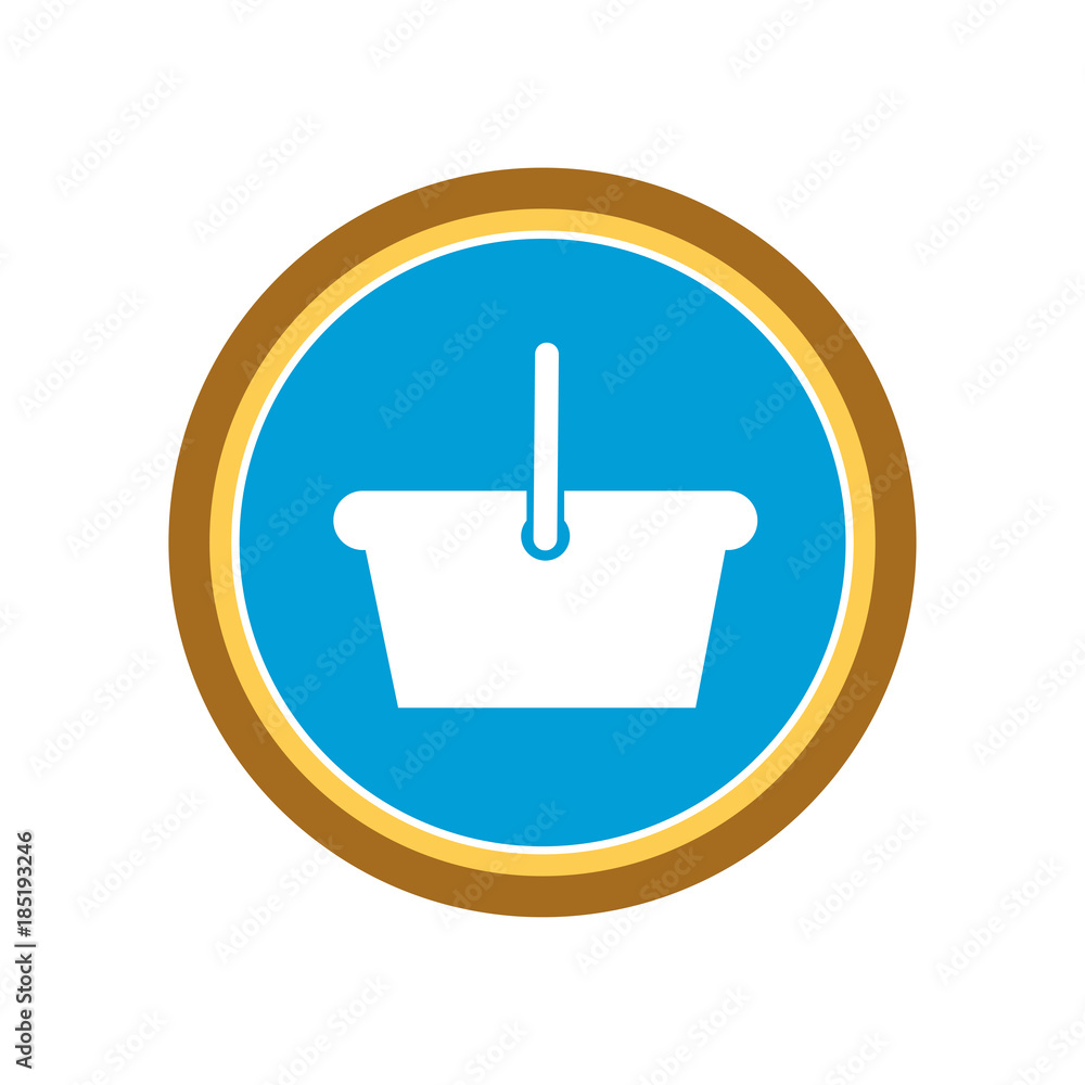 Shopping Basket icon. Vector Illustration Shopping Basket icon. Vector Illustration