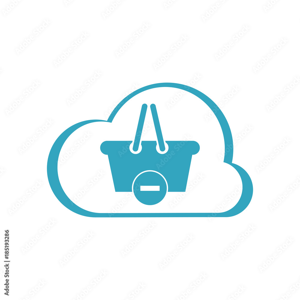 Shopping Basket icon. Vector Illustration Shopping Basket icon. Vector Illustration