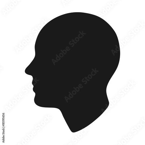head silhouette photo