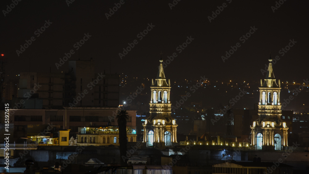Obraz premium city in the night