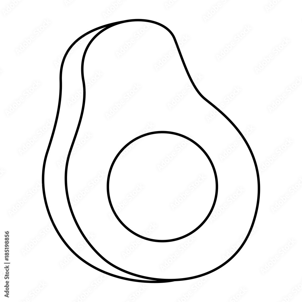 fresh avocado isolated icon vector illustration design fresh avocado isolated icon vector illustration design