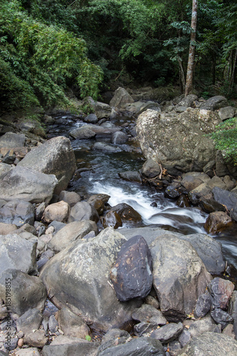 Beautiful nature at Pa La-U Waterfall in Kaeng Krachan National Park,Hua Hin,Prachuap Khiri Khan province,Thailand.