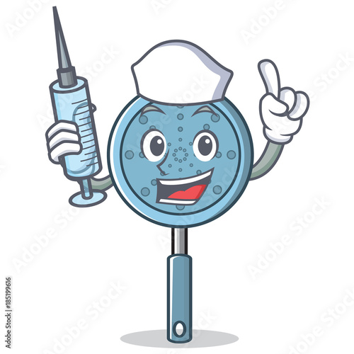 Nurse skimmer utensil character cartoon