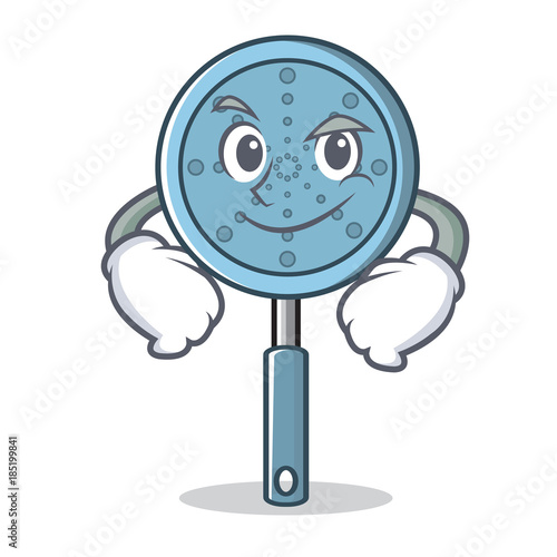 Smirking skimmer utensil character cartoon