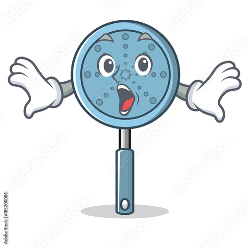 Surprised skimmer utensil character cartoon